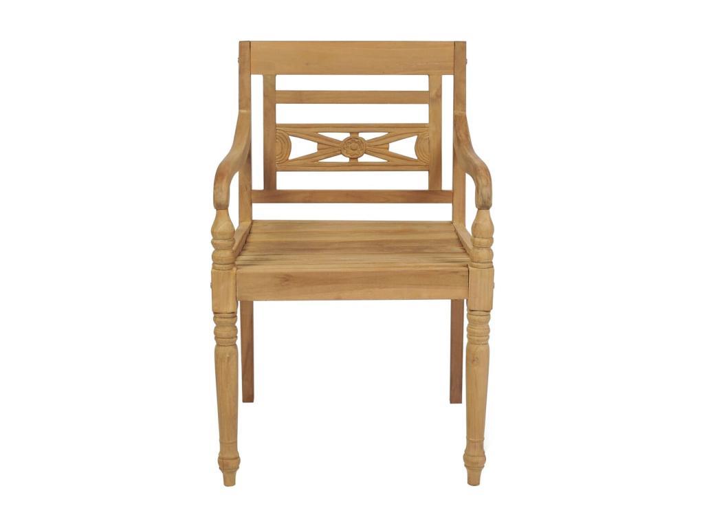 Lumenao Chairs, Set of 8, Solid Teak Wood, WMND71926