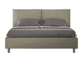Bed with Zensova upholstered 160x210 cappuccino faux leather Zensova AKTZ14850