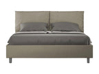 Bed with Zensova upholstered 160x210 cappuccino faux leather Zensova AKTZ14850