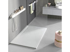 Lumenao white shower tray with smooth finish and colored grate - 180x90 cm LIRF32930