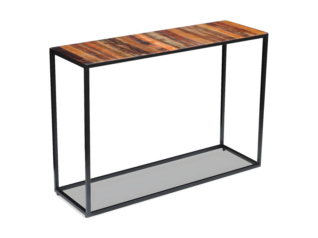 Console table, solid reclaimed wood, 110x35x76 cm, KYSO07529