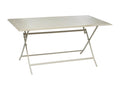 Zensova 6-seater aluminum table in clay Zensova NHYA72184