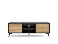 Lumenao RTV154 TV Stand 154x39x50 Cream / Black EQVR15327