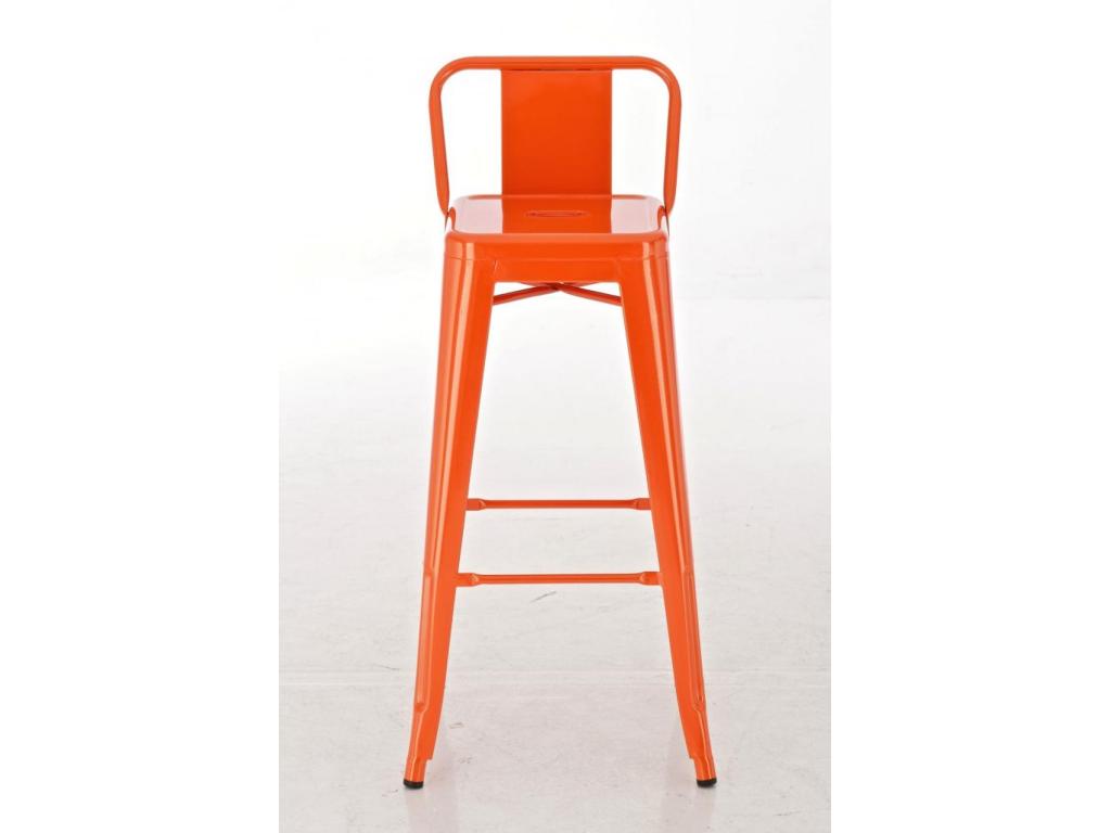 Set of 2 Bar Stools - Metal / Metal - Zensova TBZG10680