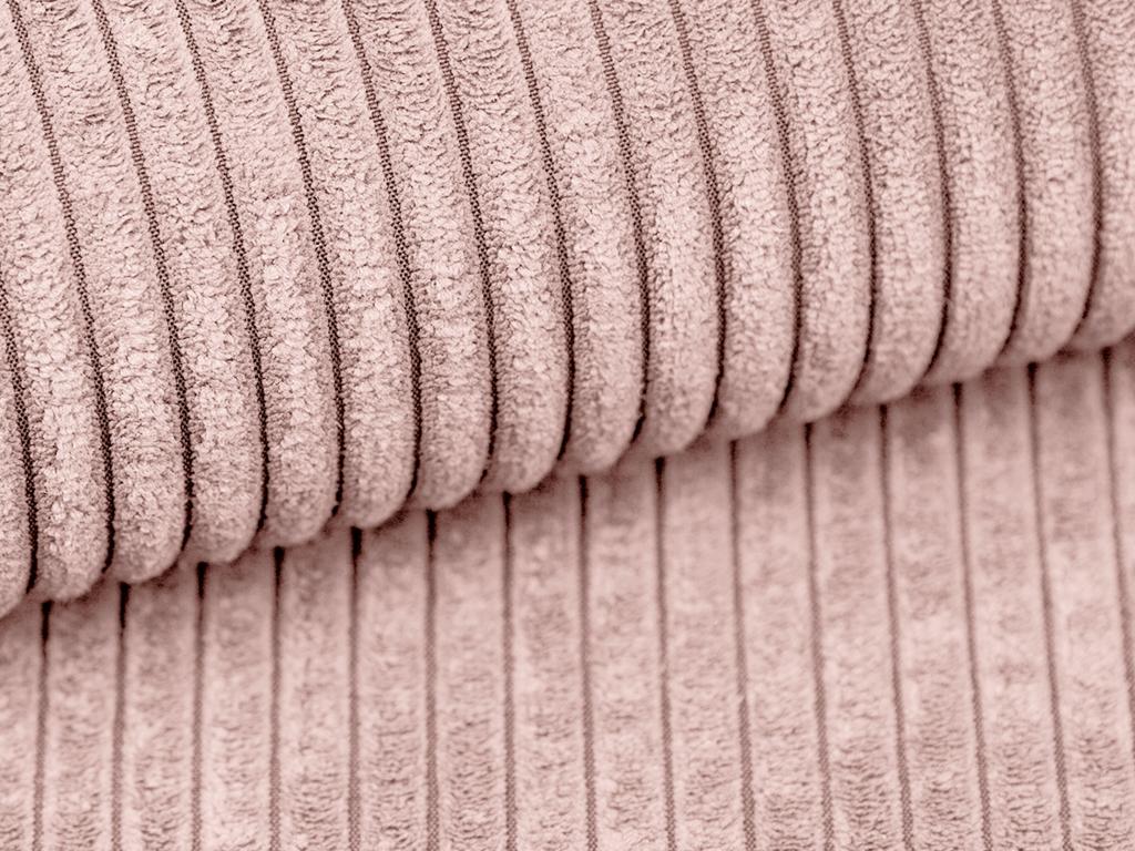 Lumenao CDJZ32241 Powder Pink Corduroy Pouf