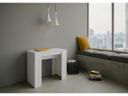 Extendable console table 90x48/204 cm Basic Small White Ash PITX67547