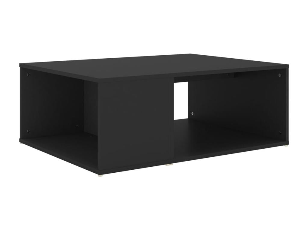 Black coffee table 90x67x33 cm engineered wood BUXW52242
