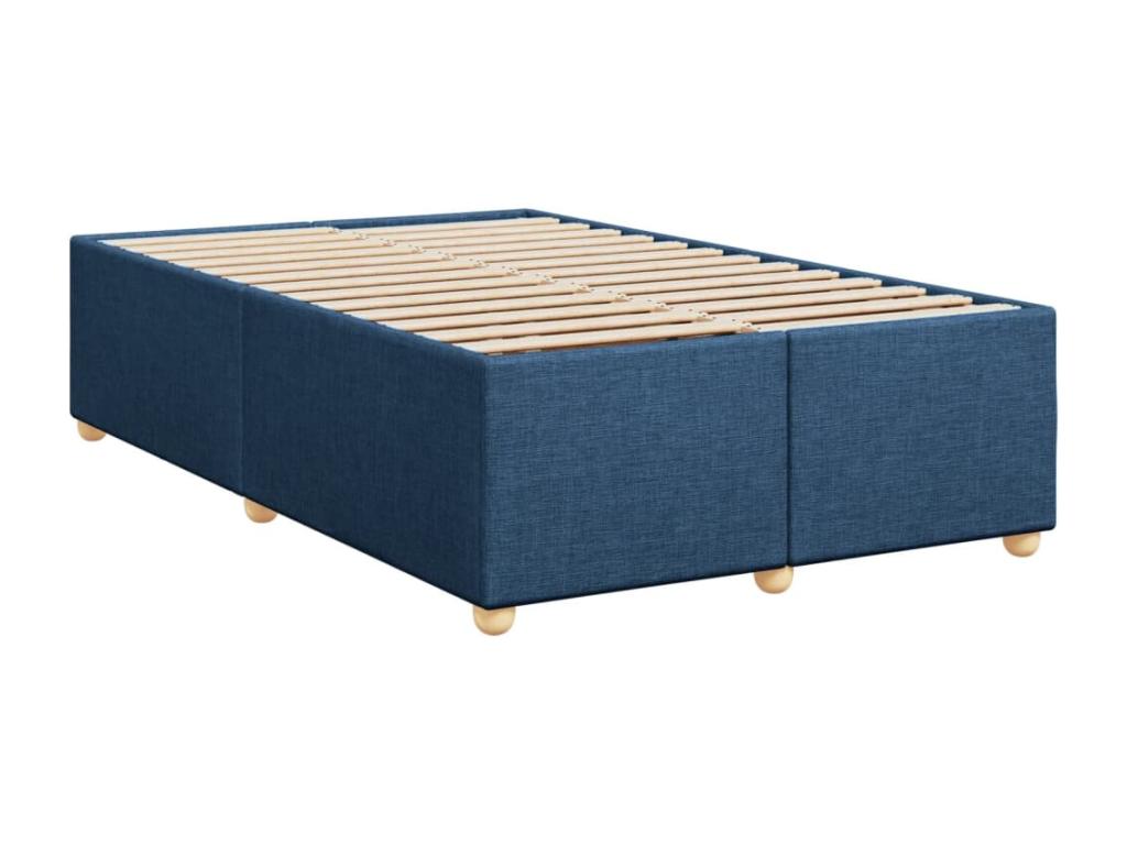 Lumenao bed base with mattress, blue, 120x200 cm, fabric MFZB19418