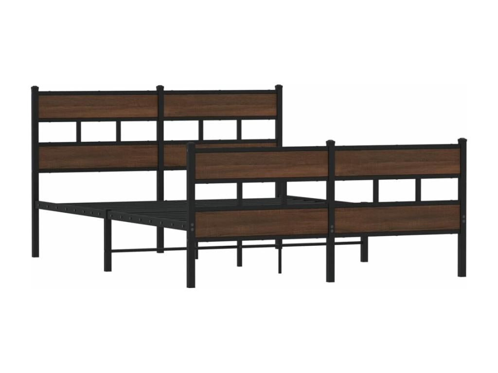 Bed frame without mattress, with headboard and footboard APDW79219