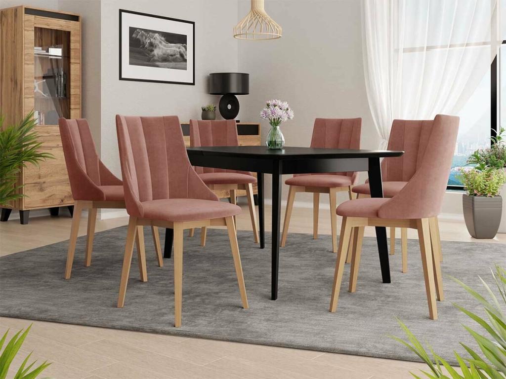 Racine Chair 114 85x53x56cm Upholstered Wood Laminate XRAR84651