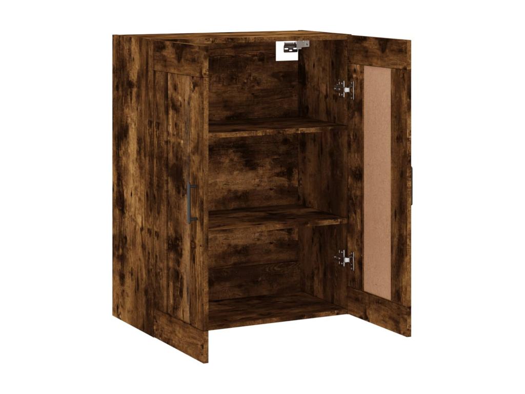 Smoked oak wall cabinet 69.5x34x90 cm Zensovaingénierie YEHT15094