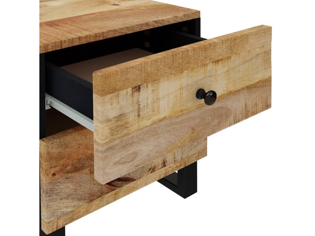 Lumenao - Bedside Tables 2 pcs 40x33x46 cm Solid Mango Wood LLRY12834