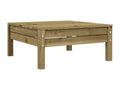 Garden footrest with cushion, impregnated pine wood SCIA66561