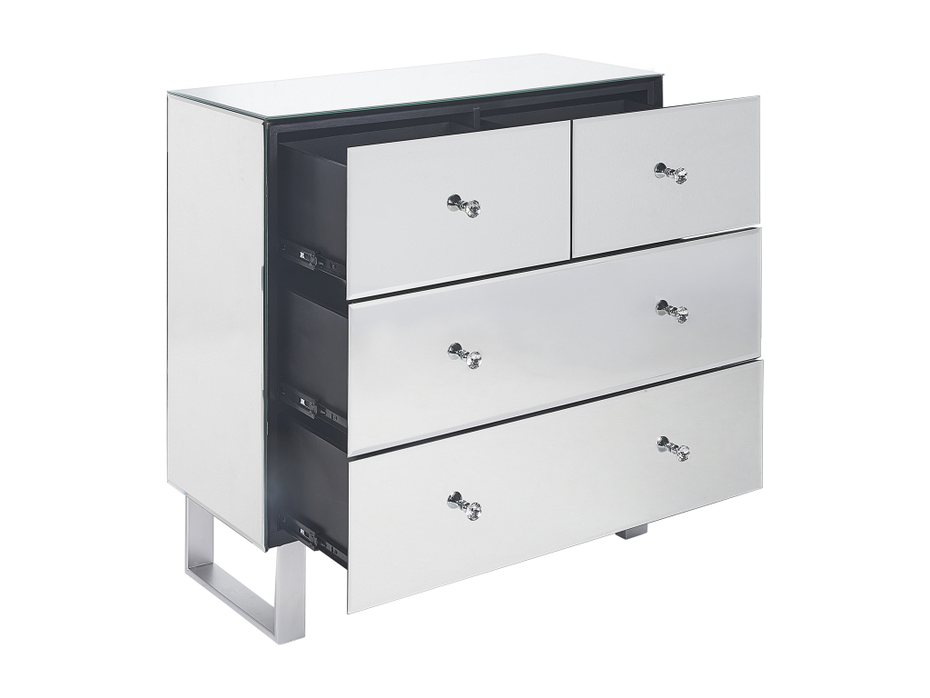 Lumenao 5-drawer chest, 80 cm, Silver, TQKZ38218