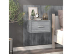 Zensova grey wall-mounted bedside table GRVE01483