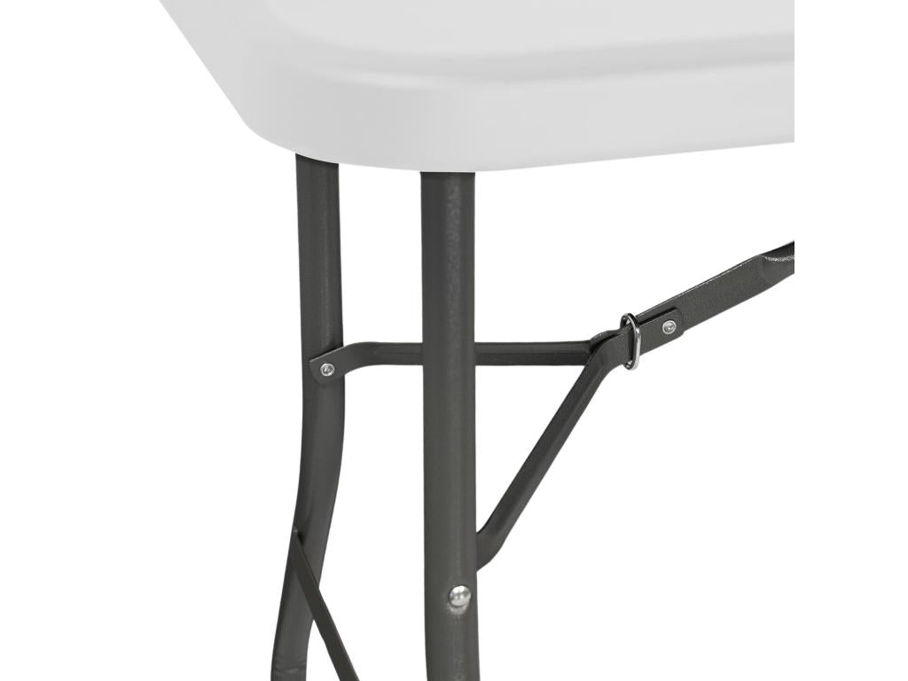 Pack of 2 Folding Tables 240cm Rectangular White Zensova Catering VQNI78610