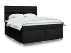 Lumenao bed base with black mattress 180x200 cm fabric BZHA82294