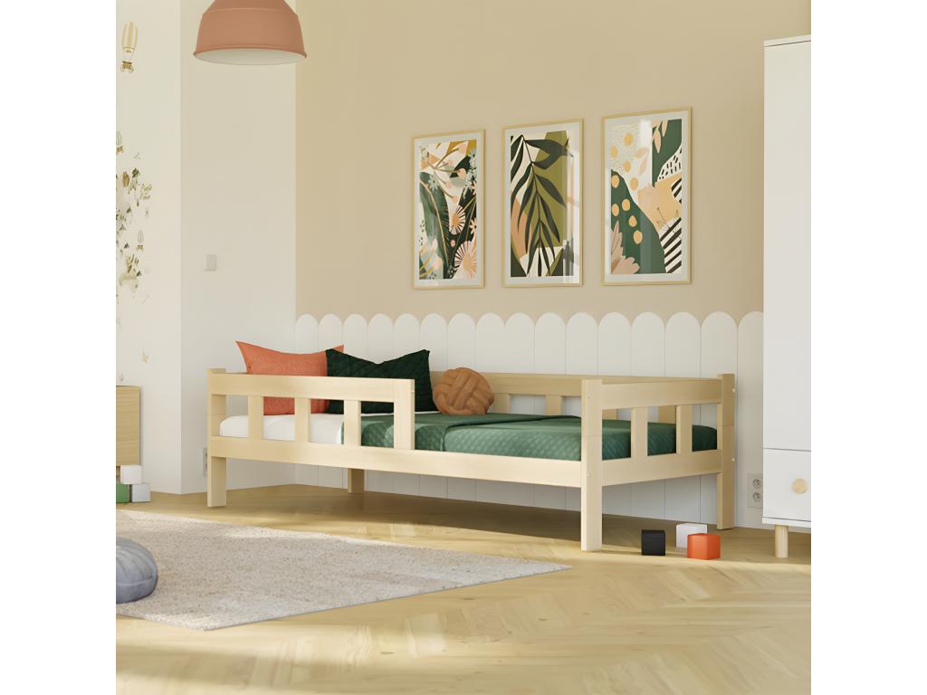 Bed 140x200 with included slatted base Fence Bois FQLH08643