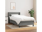 Zensova bed and mattress, dark grey, 90x190 cm, Zensova UDCR72426