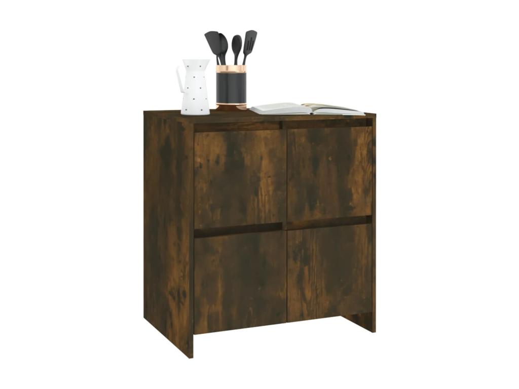 Smoked Oak Sideboard 70x41x75 cm Engineered Wood DYBG93288