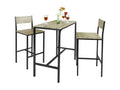 Bar Table and 2 Chairs Set (1 Table, 2 High Bar Stools) Ogt03-n ZKDZ79504