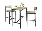 Bar Table and 2 Chairs Set (1 Table, 2 High Bar Stools) Ogt03-n ZKDZ79504