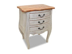 Bedside table, solid reclaimed wood, 48x35x64 cm, MMAO08552