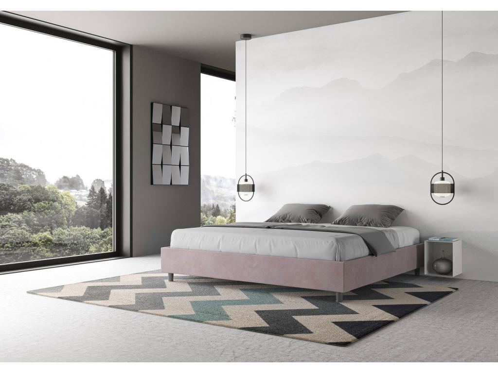 Bed with Zensova upholstered 180x210 microfiber Zensova FWEJ63076