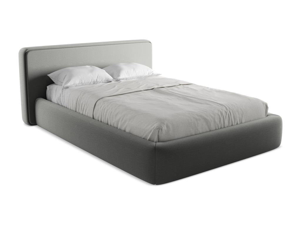 Lumenao LLIG85719 140x200cm Terry Cloth Storage Bed - Beige/Grey