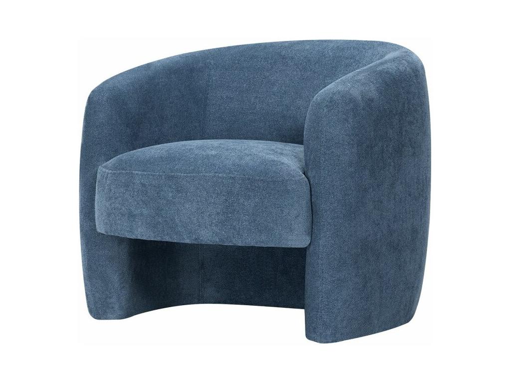 Lumenao fabric armchair - Dark blue - W87x77x75cm - Lumenao AAWW93638