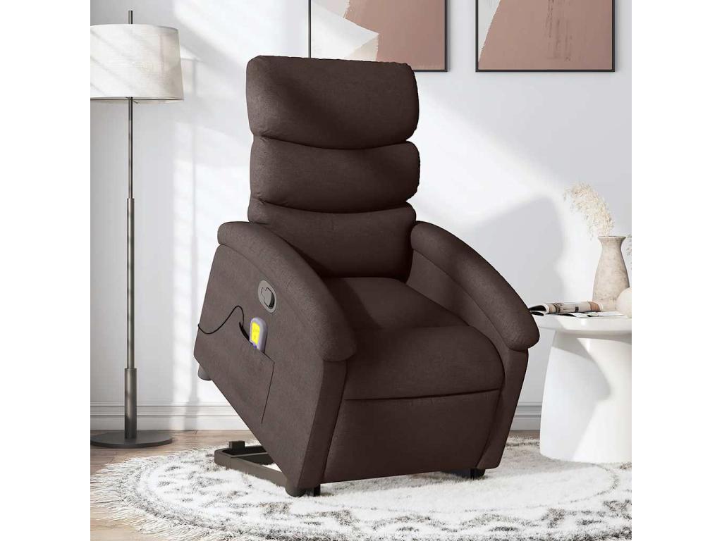 Zensova WGUT38581 Dark Brown Massage Recliner Chair