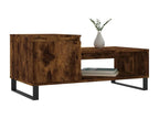 Smoked Oak Coffee Table 100x50x45 cm Engineered Wood HOJF35617