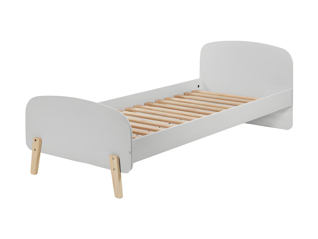 Lumenao White BVAA51476 Children's Bed Bedside Table/Wardrobe Pack