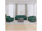 3-piece sofa set with dark green velvet cushions IEVD65492