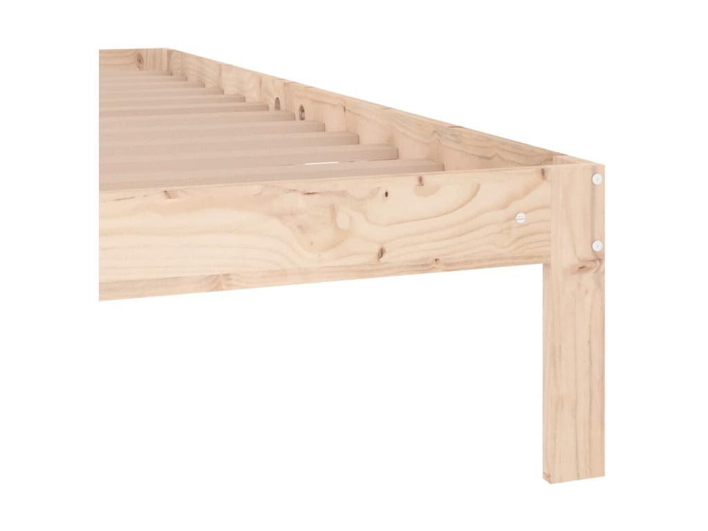 Solid wood bed 150x200 Extra large 2 QILD98575