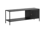 Zensova - 1-Door Metal TV Stand, 120cm Wide, Colour - Zensova YSRD48374