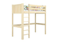 Wooden loft bed N06 Light Pine 120x200 UPUF31370