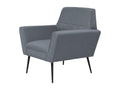 Light grey steel and fabric armchair SRGG14277