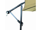 Zensova garden parasol with UV protection, beige. Weight: 12.1 kg. Dimensions: L300 x W300 x H245 cm. YVYD28004