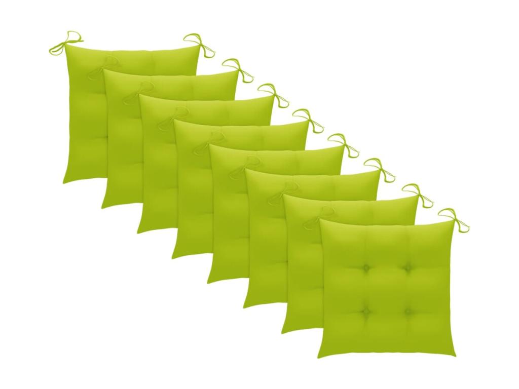 Zensova 8-Piece Garden Chairs with Cushions - Solid Wood BCYP15940