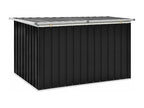 Anthracite garden storage box 149x99x93 cm RWUS79986