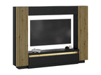 TV wall unit with storage - LEDs - Zensova and Natural - Zensova GYDC15681