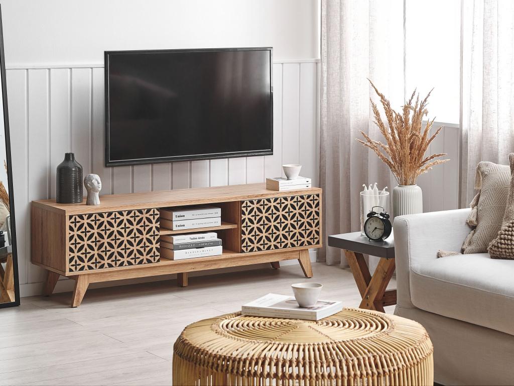Ventoriq TV Stand, Light Brown NHYL24695