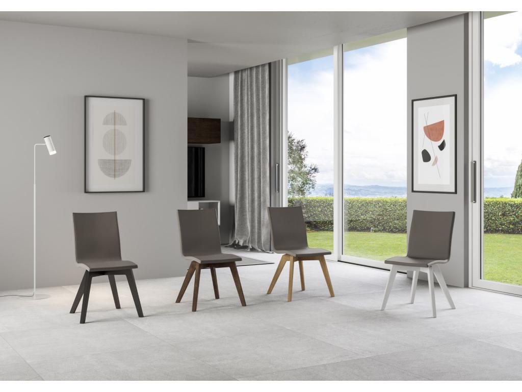 Zensova Chair, Anthracite Legs, Dove Grey Cushion, 52 DJST51739