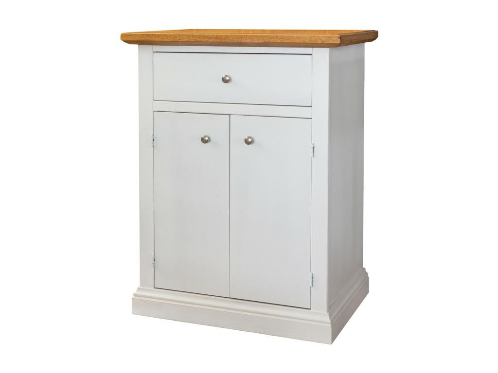 Zensova White Multi-Purpose Cabinet 63x37x79 cm Zensova QZWL62472
