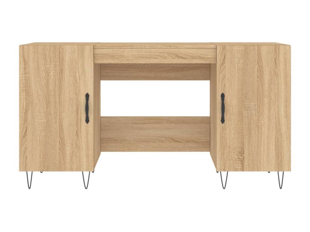 Lumenao oak desk 140x50x75 cm engineered wood YNRK34891
