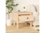 Side table 50x50x49 cm Solid pine wood VQOQ18943