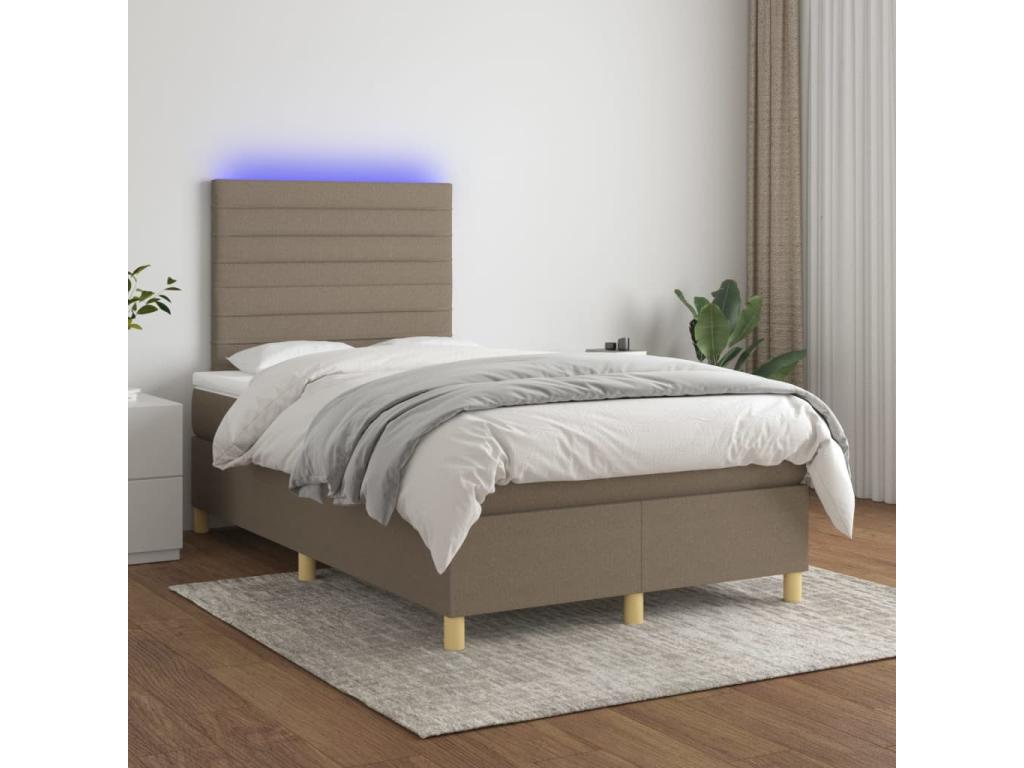 Zensova bed and mattress with LED lighting, 120x200cm, Zensova ERXU32819