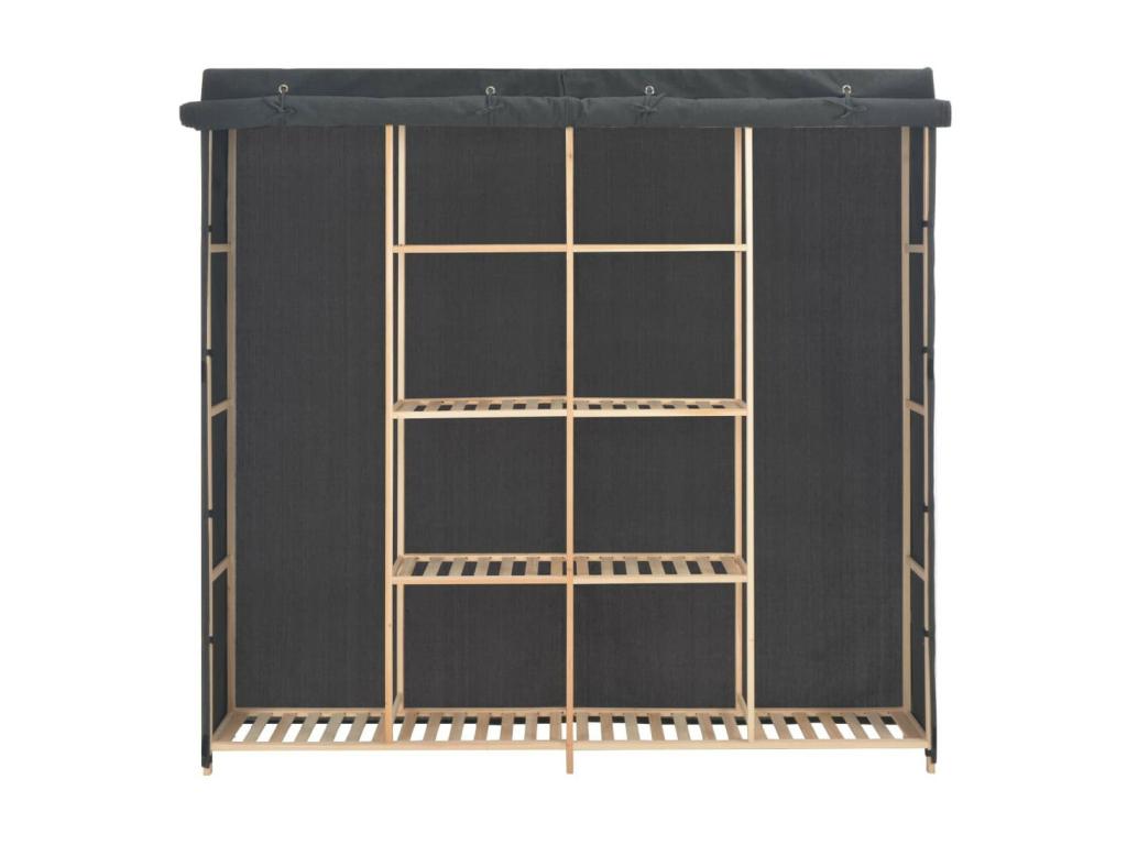 Wardrobe Gray 173x40x170 Zensova NSAV75768