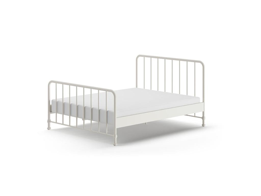Lumenao 160x200 bed with included slatted base, matte white, WKTQ89043